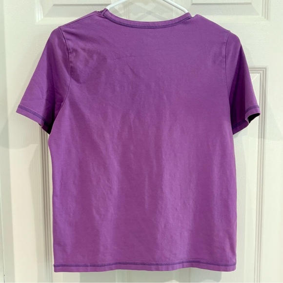 Tommy Hilfiger & Jones Sport Short Sleeve Tee Shirt Set Women M & L Purple Pink - Picture 11 of 15